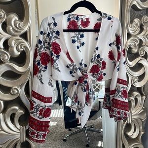 Floral crop top